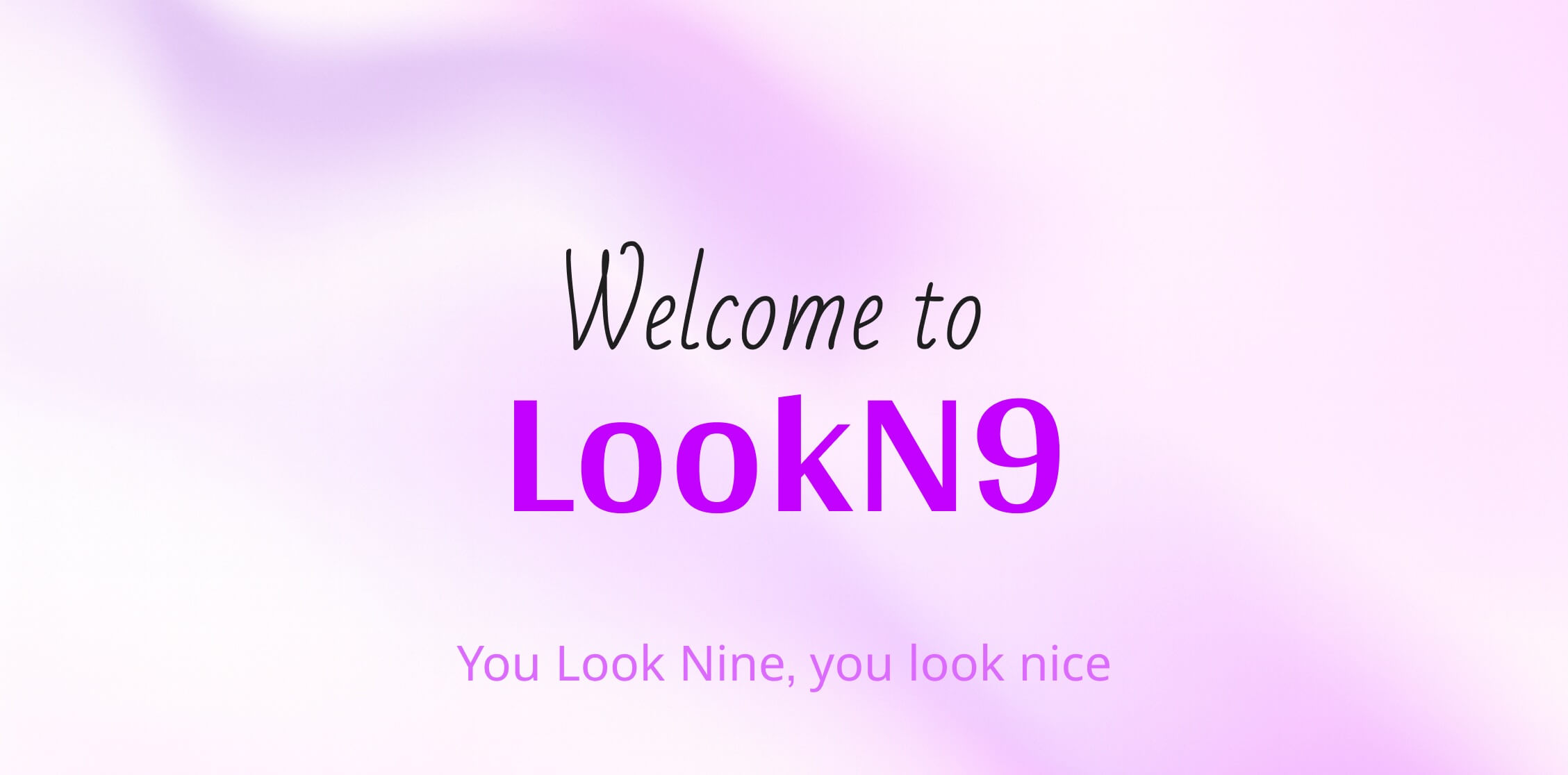 LookN9 Start Screen